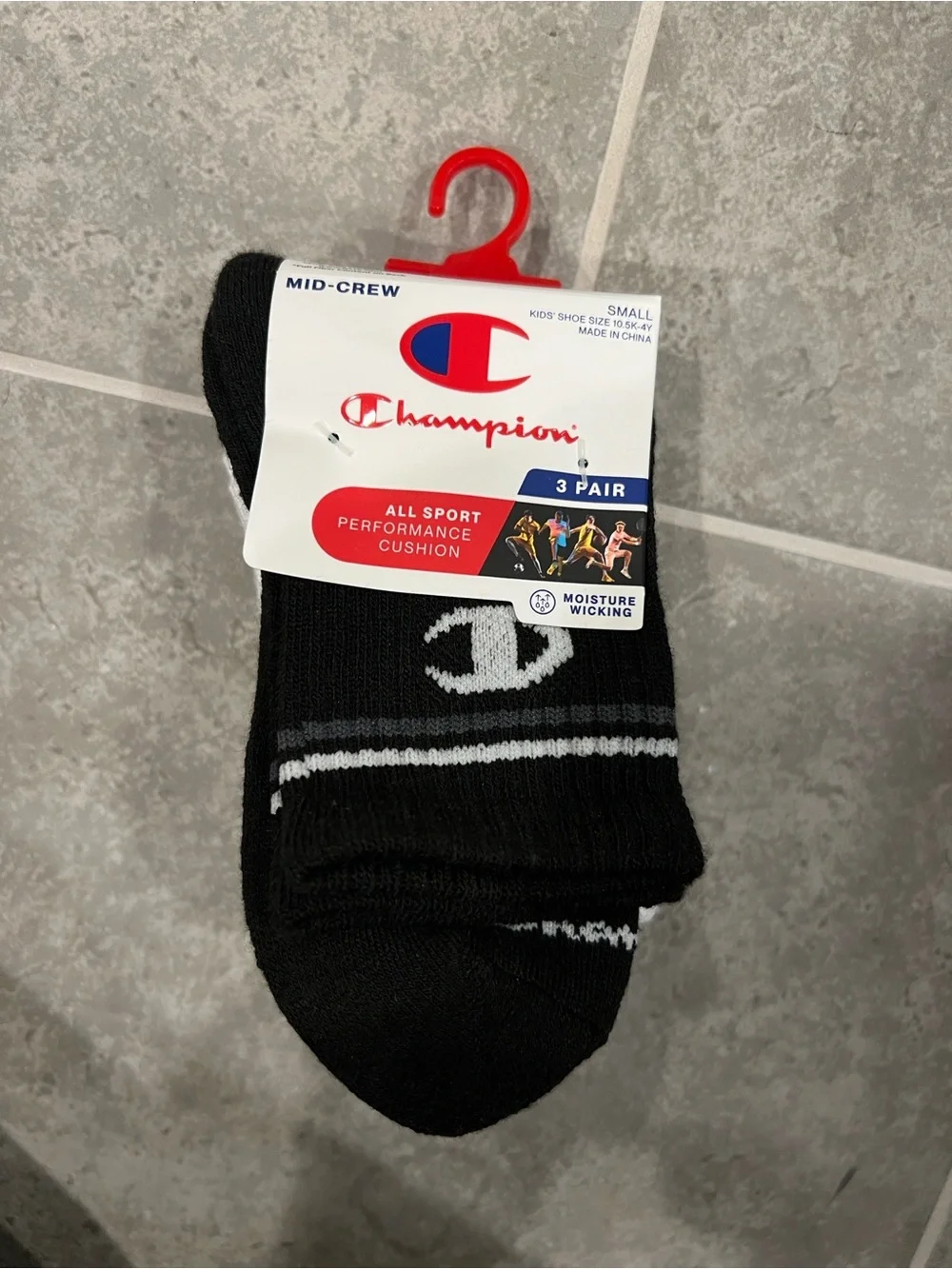 Champion All Sport Performance Mid Crew Socks 3pk